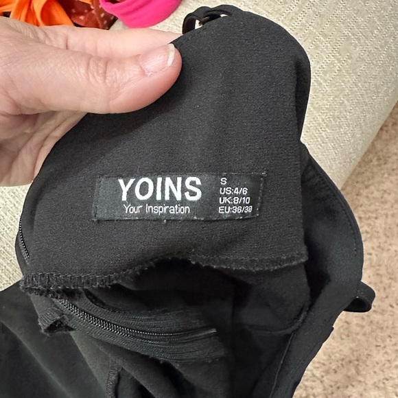 YOINS Black Suspender Underbust Skirtall Dress - Picture 4 of 4